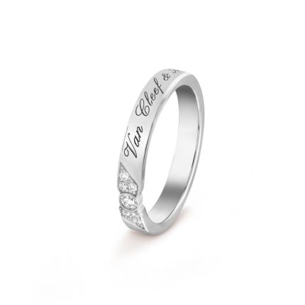 Toujours Signature Etoiles wedding band, 3 mm