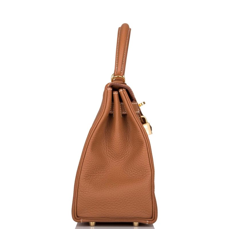 Hermes Kelly Retourne 28 Gold Togo Gold Hardware - Image 4