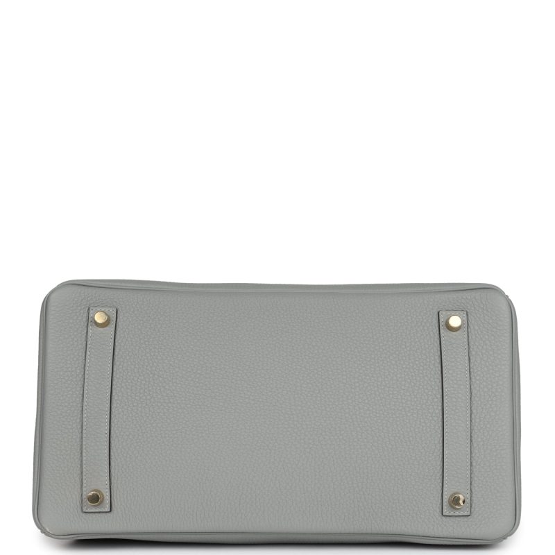 Hermes Birkin 35 Gris Mouette Togo Gold Hardware - Image 5