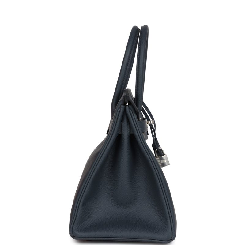 Hermes Birkin 30 Gris Misty Epsom Palladium Hardware - Image 3