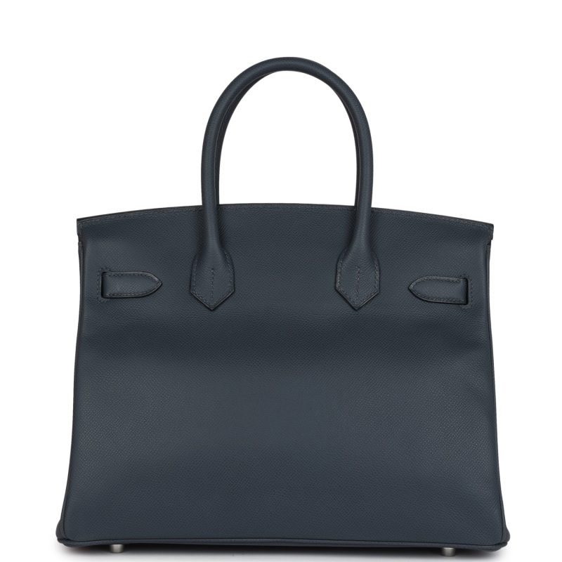 Hermes Birkin 30 Gris Misty Epsom Palladium Hardware - Image 4