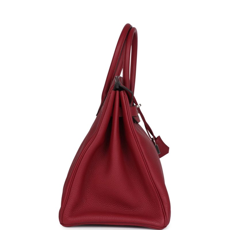 Hermes Birkin 35 Rouge Grenat Togo Palladium Hardware - Image 3