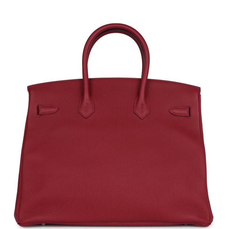 Hermes Birkin 35 Rouge Grenat Togo Palladium Hardware - Image 4