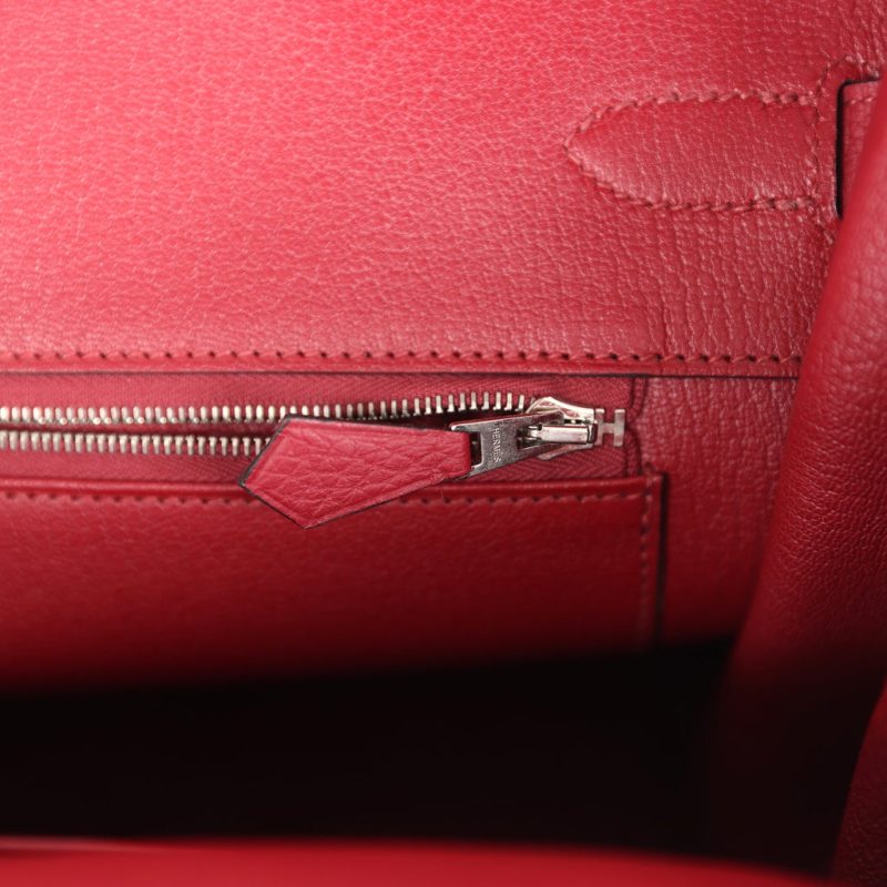 Hermes Birkin 35 Rouge Grenat Togo Palladium Hardware - Image 8