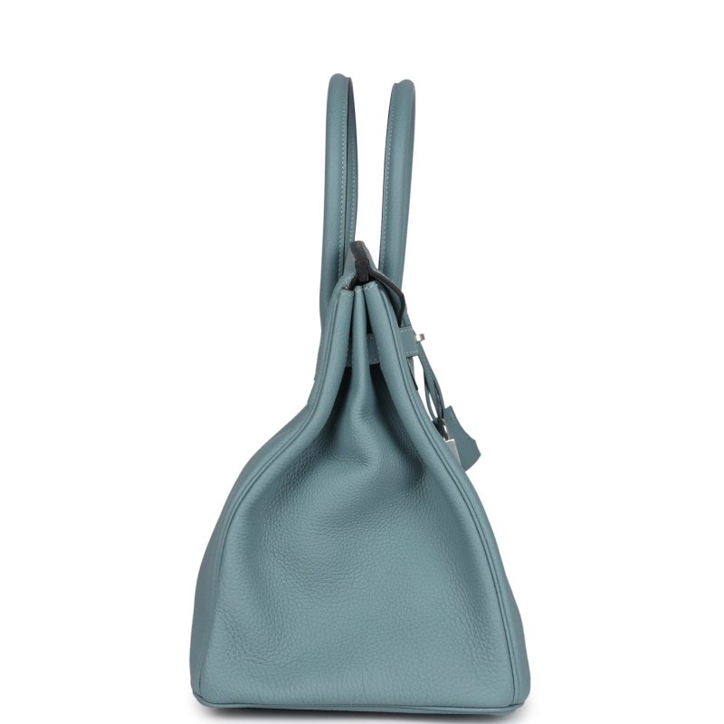 Hermes Birkin 35 Ciel Togo Palladium Hardware - Image 3