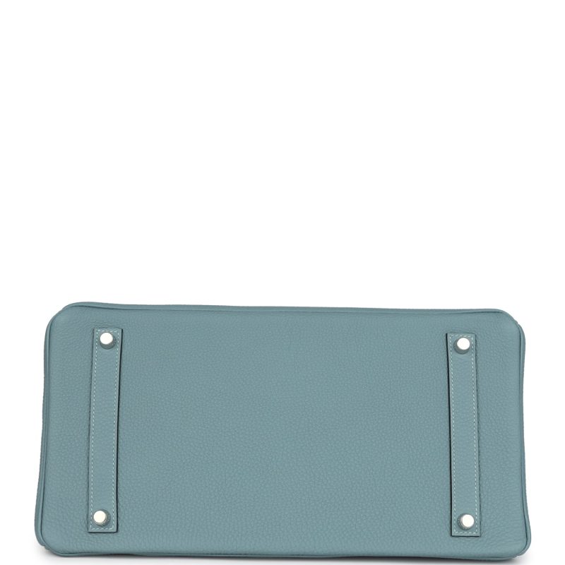 Hermes Birkin 35 Ciel Togo Palladium Hardware - Image 5