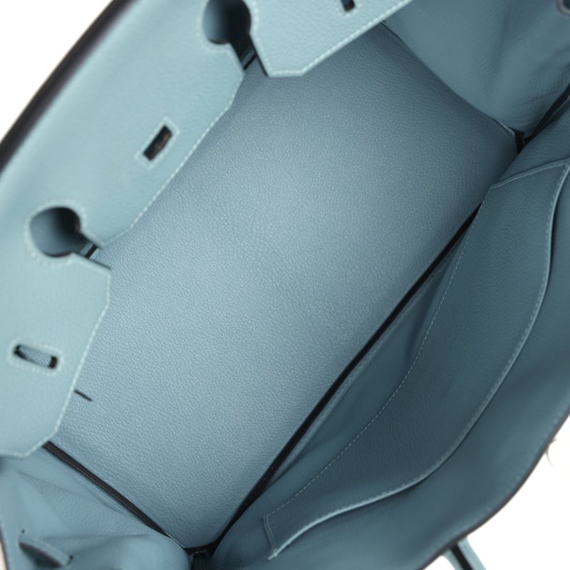 Hermes Birkin 35 Ciel Togo Palladium Hardware - Image 7