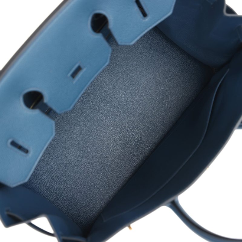 Hermes Birkin 35 Bleu De Prusse Togo Gold Hardware - Image 6