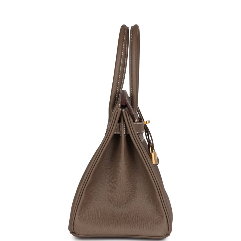 Hermes Birkin 30 Etoupe Epsom Gold Hardware - Image 3