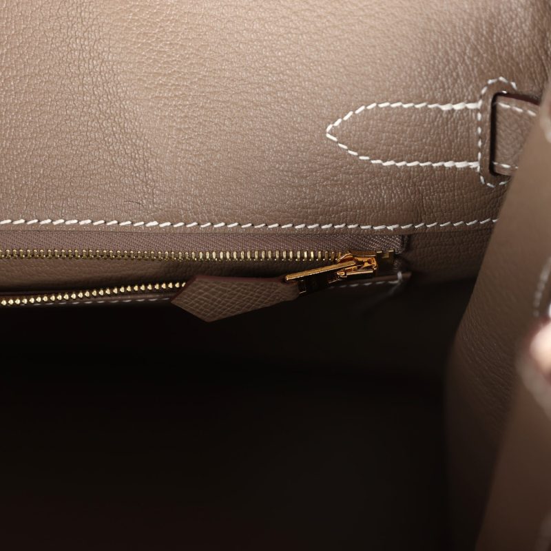 Hermes Birkin 30 Etoupe Epsom Gold Hardware - Image 8