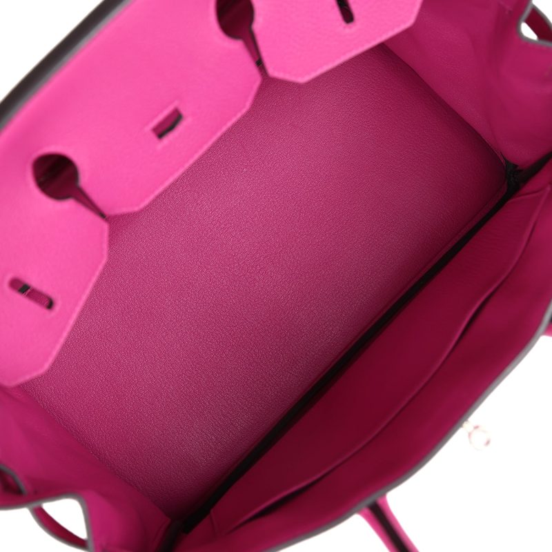 Hermes Birkin 35 Rose Pourpre Togo Palladium Hardware - Image 7
