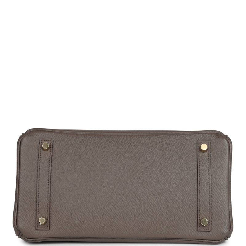 Hermes Birkin 30 Etain Epsom Gold Hardware - Image 5