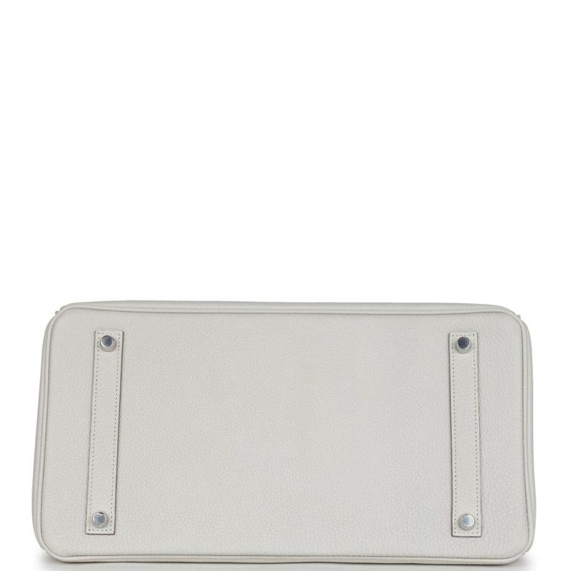 Hermes Birkin 35 Gris Pale Togo Palladium Hardware - Image 5