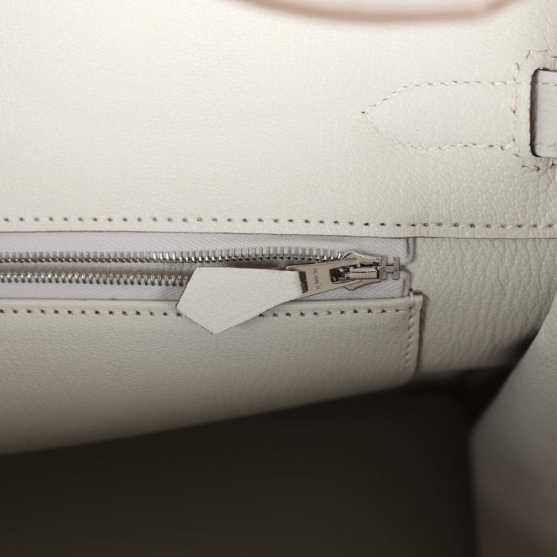 Hermes Birkin 35 Gris Pale Togo Palladium Hardware - Image 8