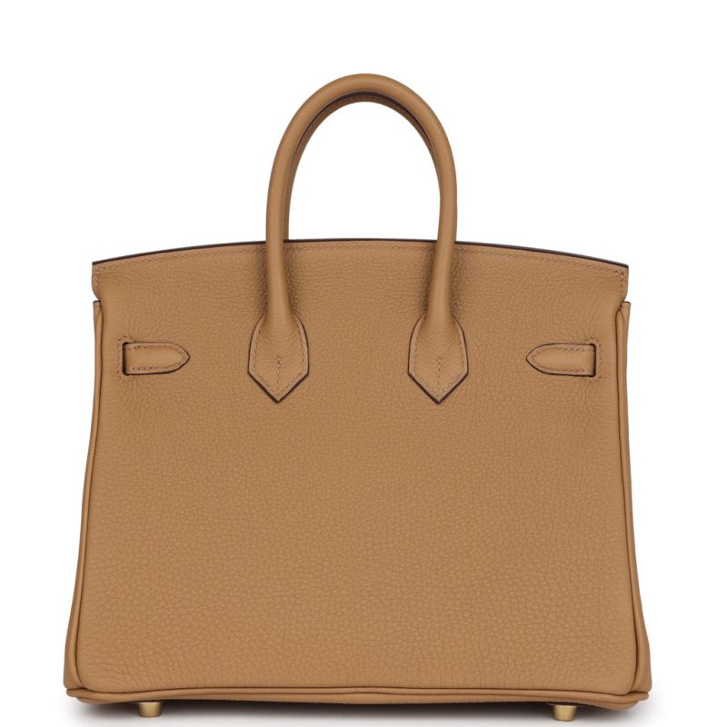 Hermes Birkin 25 Biscuit Togo Gold Hardware - Image 4
