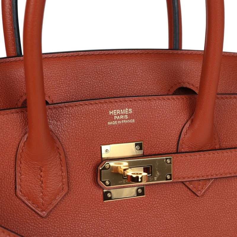 Hermes Birkin 30 Cuivre Taurillon Novillo Gold Hardware - Image 6