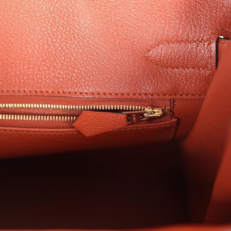 Hermes Birkin 30 Cuivre Taurillon Novillo Gold Hardware - Image 8