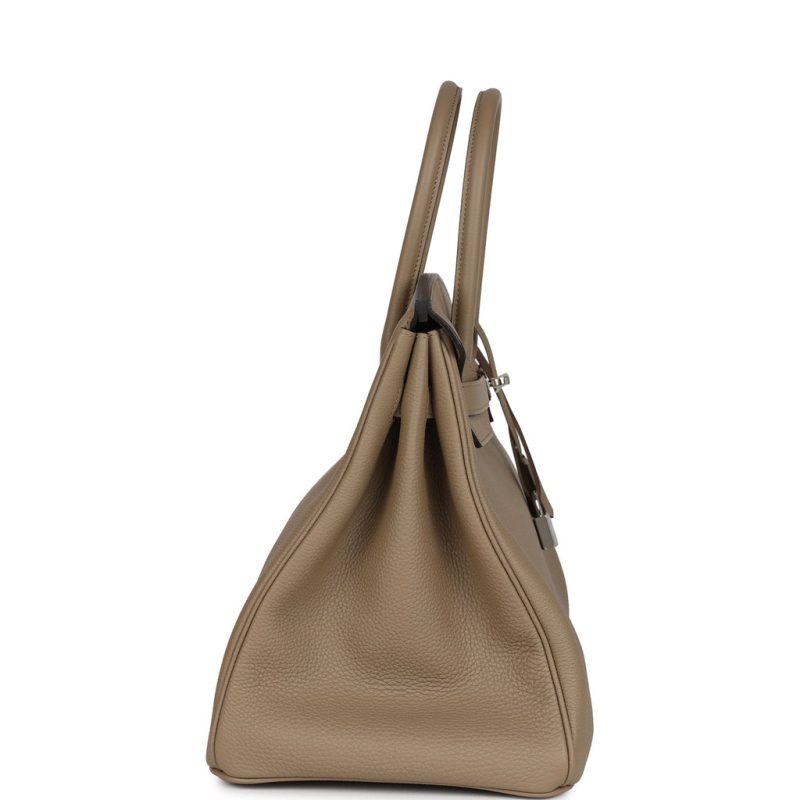 Hermes Birkin 35 Beige Marfa Togo Palladium Hardware - Image 3
