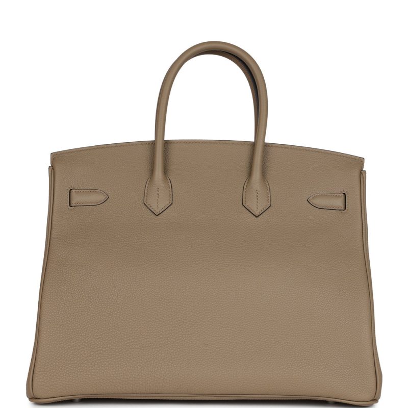 Hermes Birkin 35 Beige Marfa Togo Palladium Hardware - Image 4