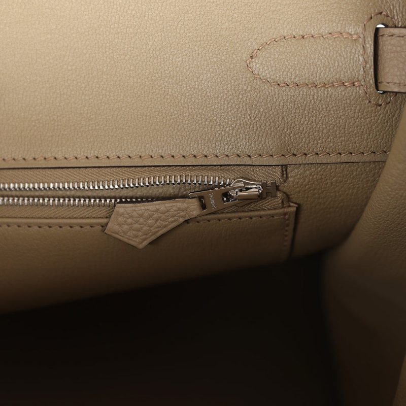 Hermes Birkin 35 Beige Marfa Togo Palladium Hardware - Image 8