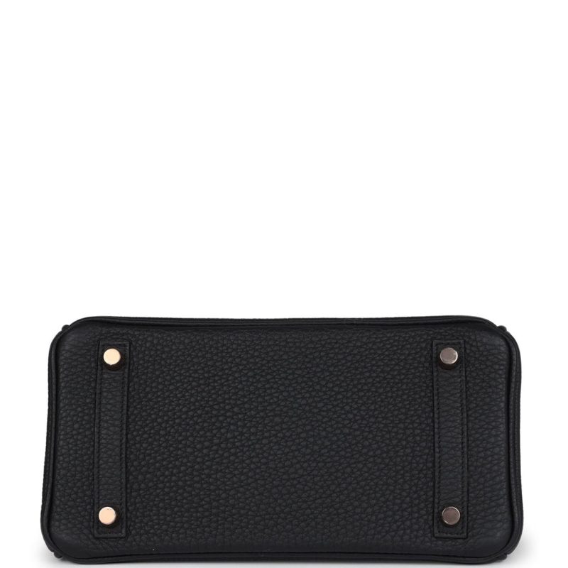Hermes Birkin 25 Black Togo Rose Gold Hardware - Image 5