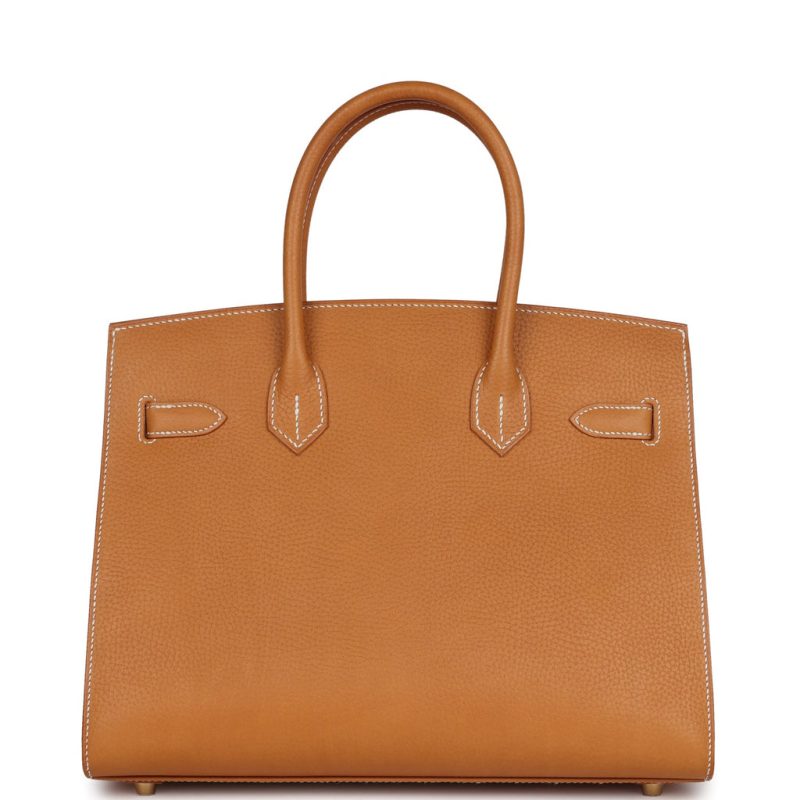 Hermes Birkin Sellier 30 Naturel Sable Vache Naturel Graine Gold Hardware - Image 4
