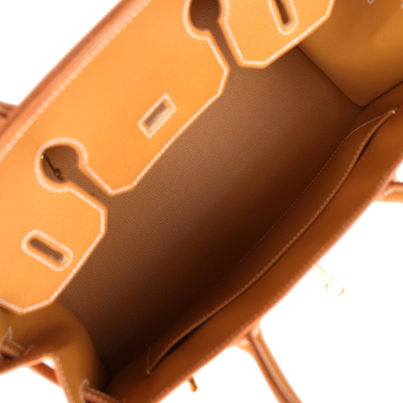 Hermes Birkin Sellier 30 Naturel Sable Vache Naturel Graine Gold Hardware - Image 7