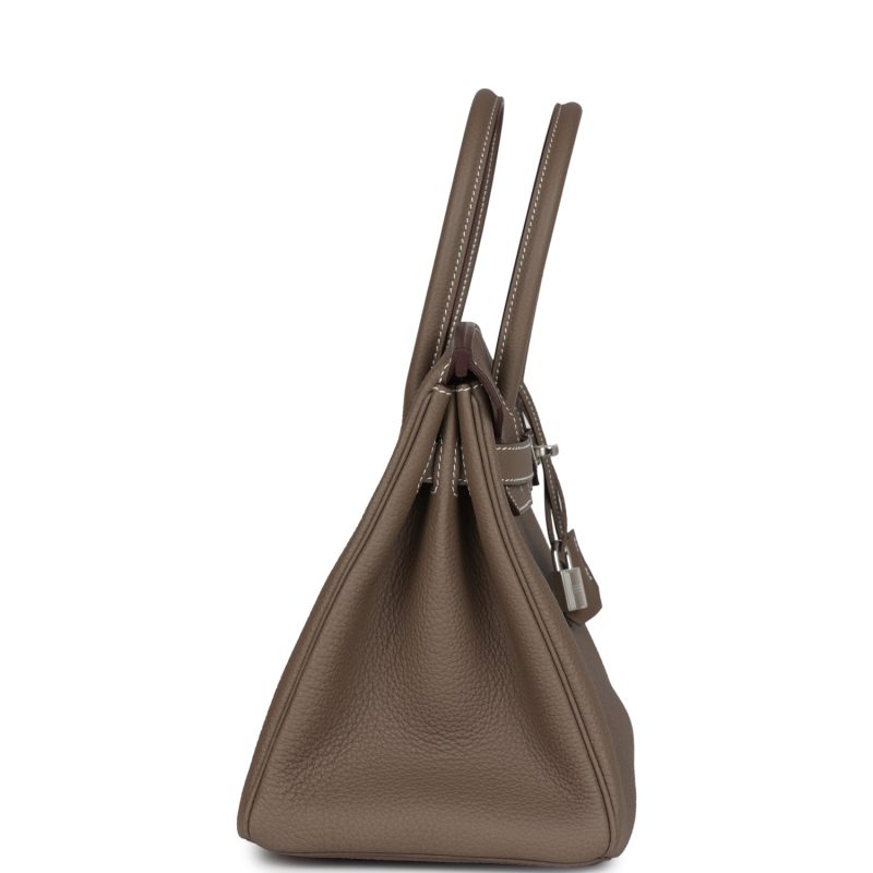 Hermes Birkin 30 Etoupe Togo Palladium Hardware - Image 3