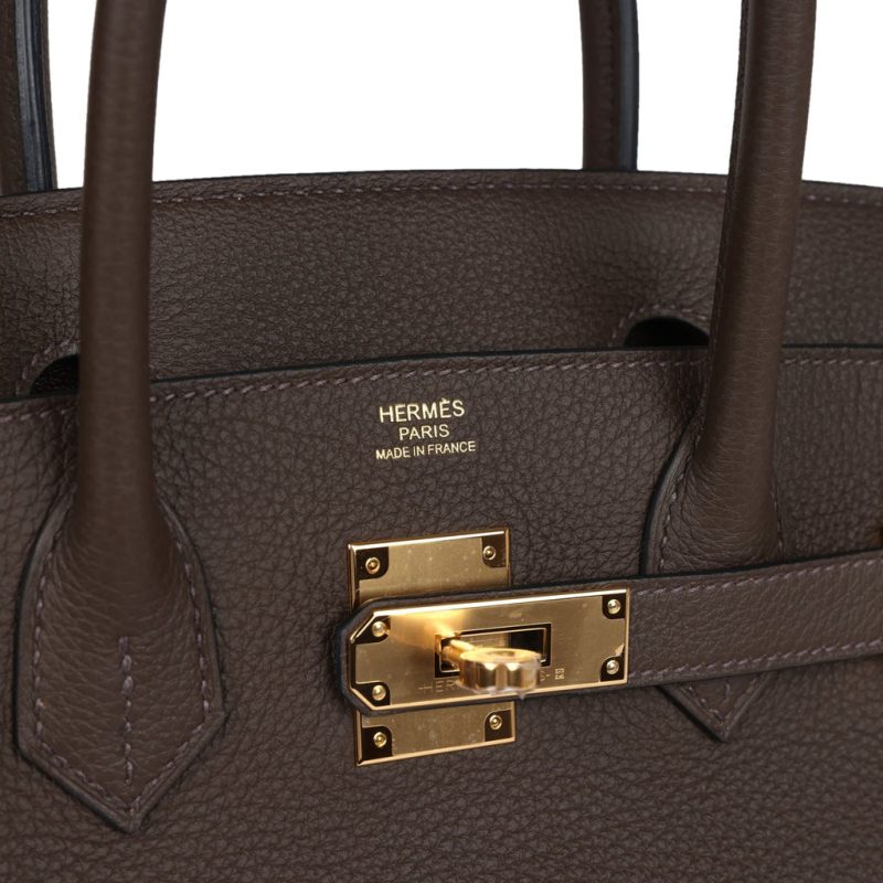 Hermes Birkin 30 Ecorce Togo Gold Hardware - Image 6
