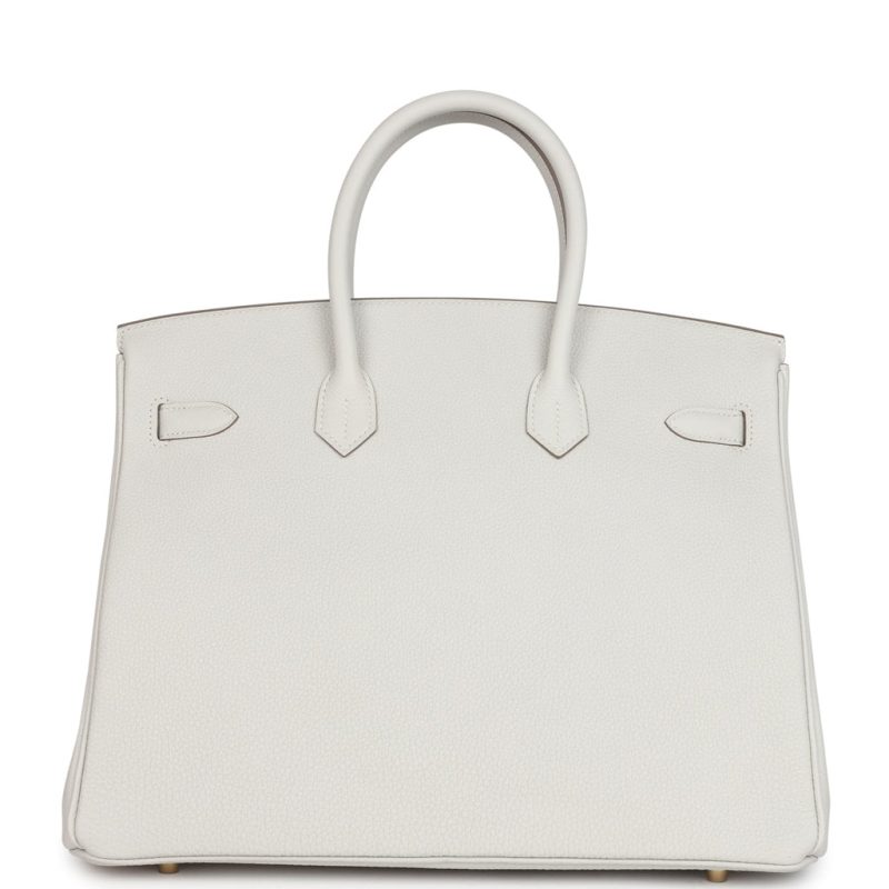 Hermes Birkin 35 Gris Pale Togo Gold Hardware - Image 4