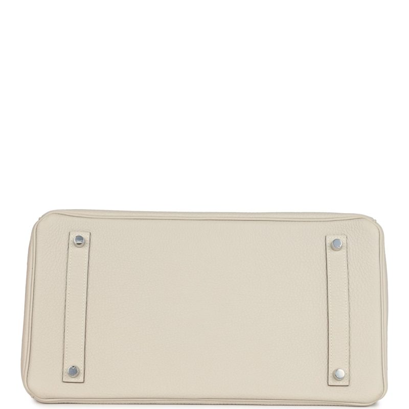 Hermes Birkin 35 Mushroom Togo Palladium Hardware - Image 5