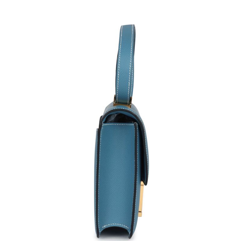 Hermes Constance 1-24 Blue Jean Epsom Gold Hardware - Image 3