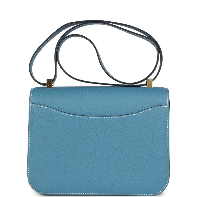 Hermes Constance 1-24 Blue Jean Epsom Gold Hardware - Image 4