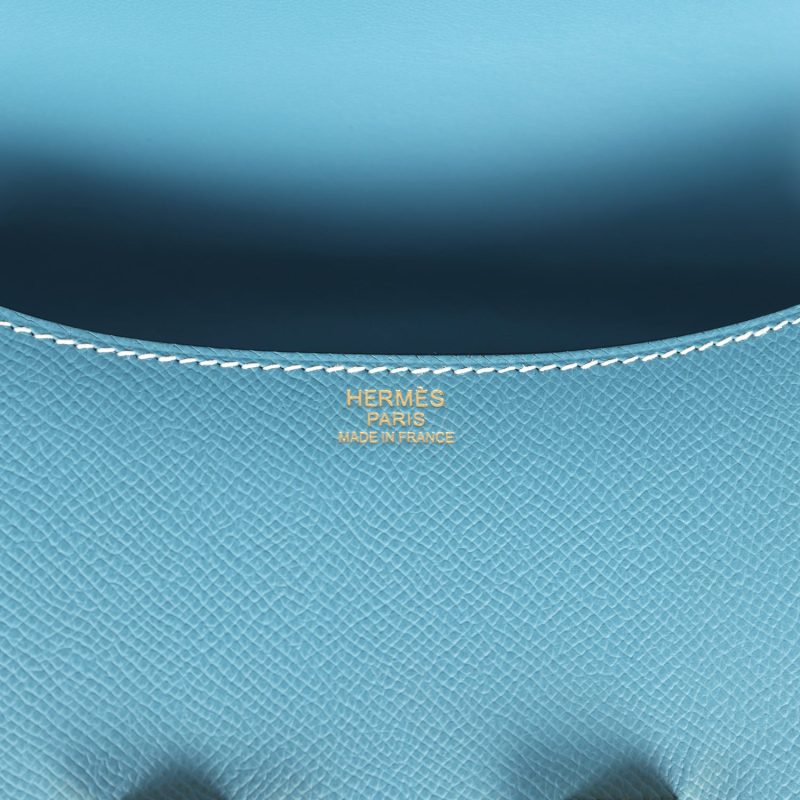 Hermes Constance 1-24 Blue Jean Epsom Gold Hardware - Image 6