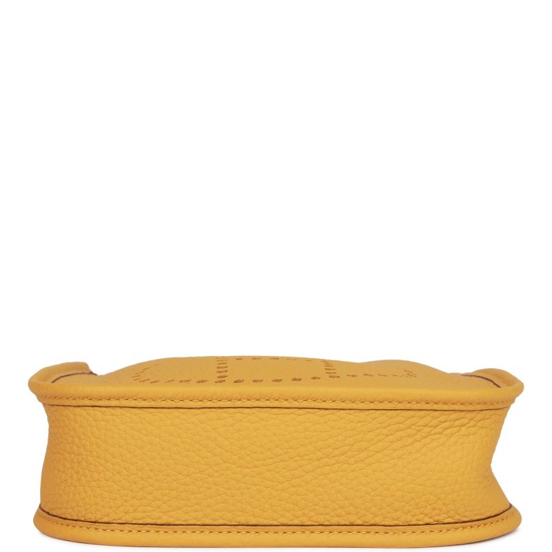 Hermes Evelyne TPM Jaune Ambre Clemence Gold Hardware - Image 4