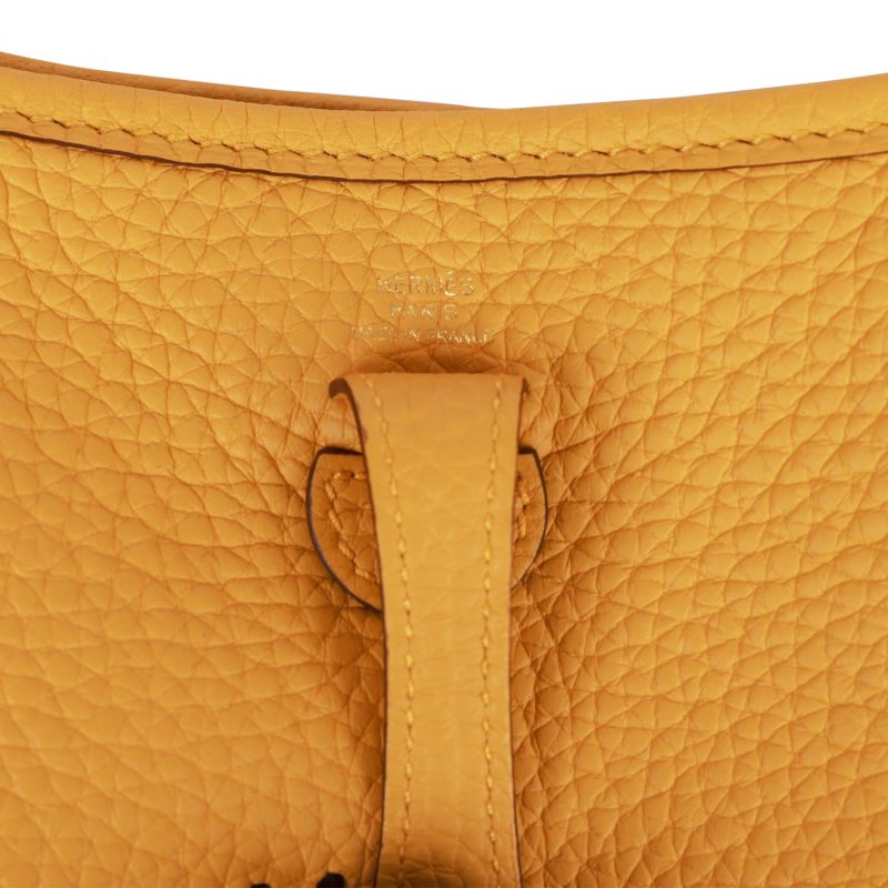 Hermes Evelyne TPM Jaune Ambre Clemence Gold Hardware - Image 7