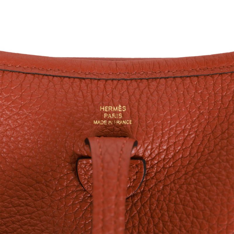 Hermes Evelyne TPM Cuivre Clemence Gold Hardware - Image 7