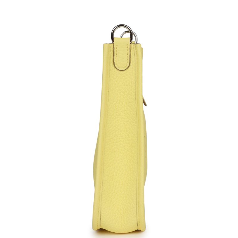 Hermes Evelyne TPM Limoncello Clemence Palladium Hardware - Image 4