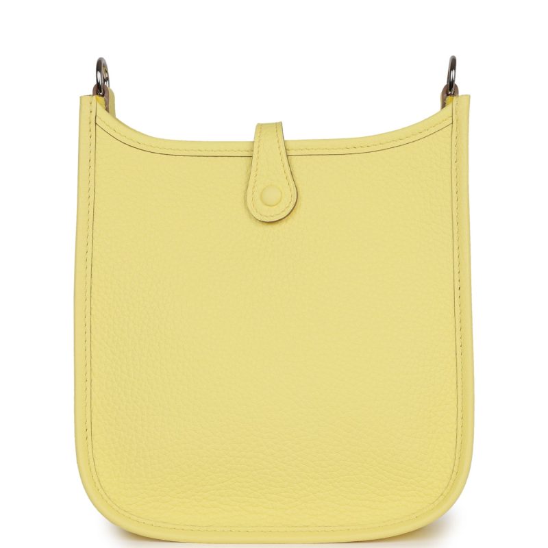 Hermes Evelyne TPM Limoncello Clemence Palladium Hardware - Image 5