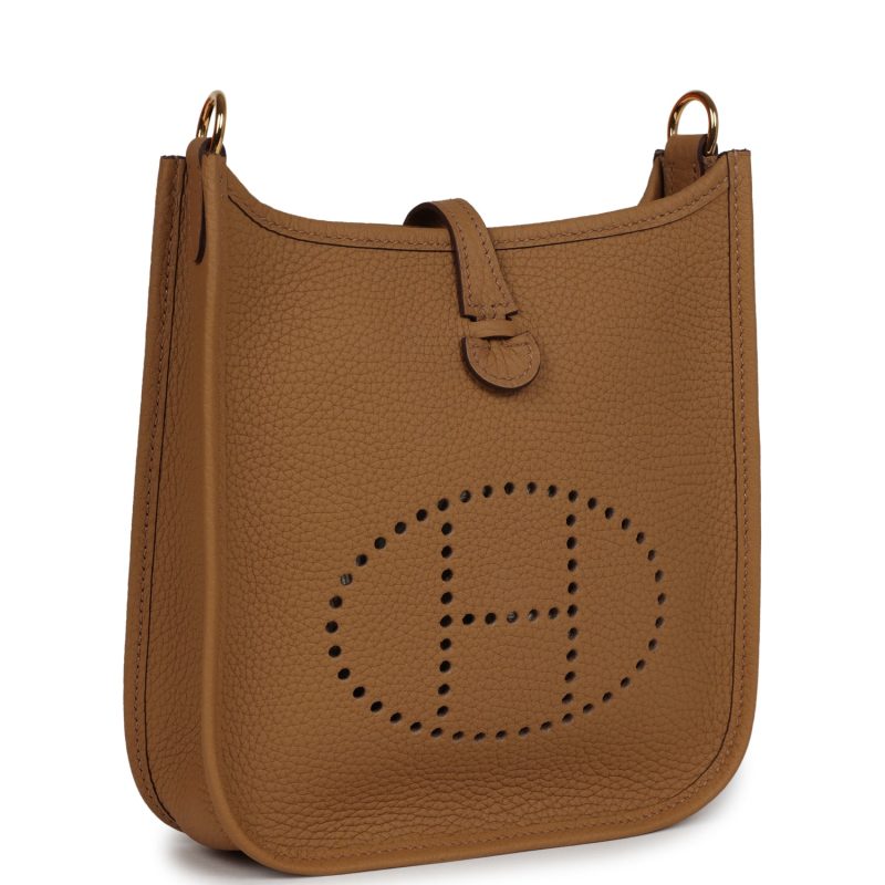 Hermes Evelyne TPM Biscuit Clemence Gold Hardware - Image 2