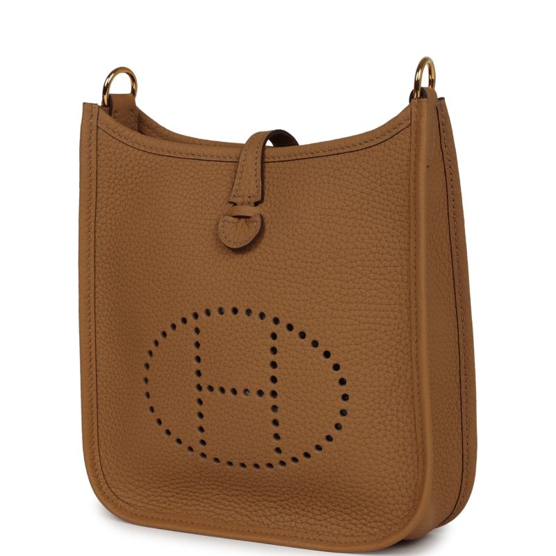 Hermes Evelyne TPM Biscuit Clemence Gold Hardware - Image 3