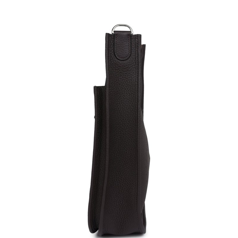 Hermes Evelyne III PM Macassar Clemence Palladium Hardware - Image 4
