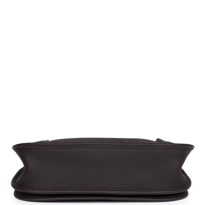 Hermes Evelyne III PM Macassar Clemence Palladium Hardware - Image 6