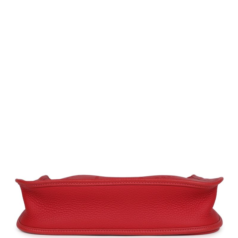 Hermes Evelyne III PM Vermillon Clemence Gold Hardware - Image 6
