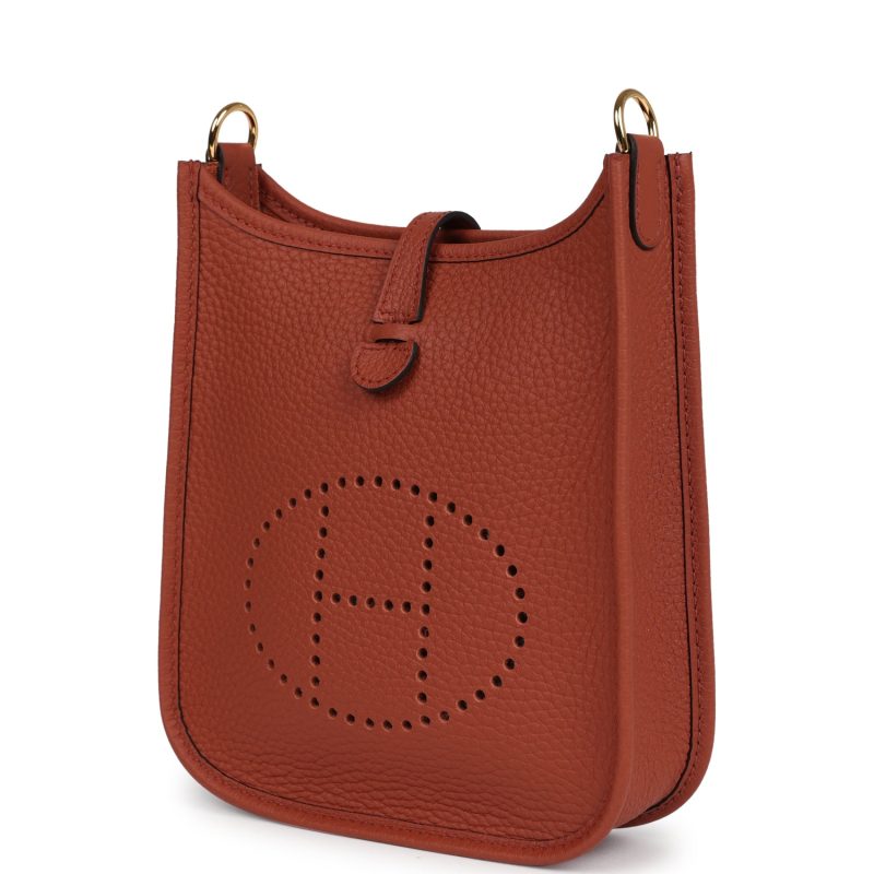 Hermes Evelyne TPM Cuivre Clemence Gold Hardware - Image 3