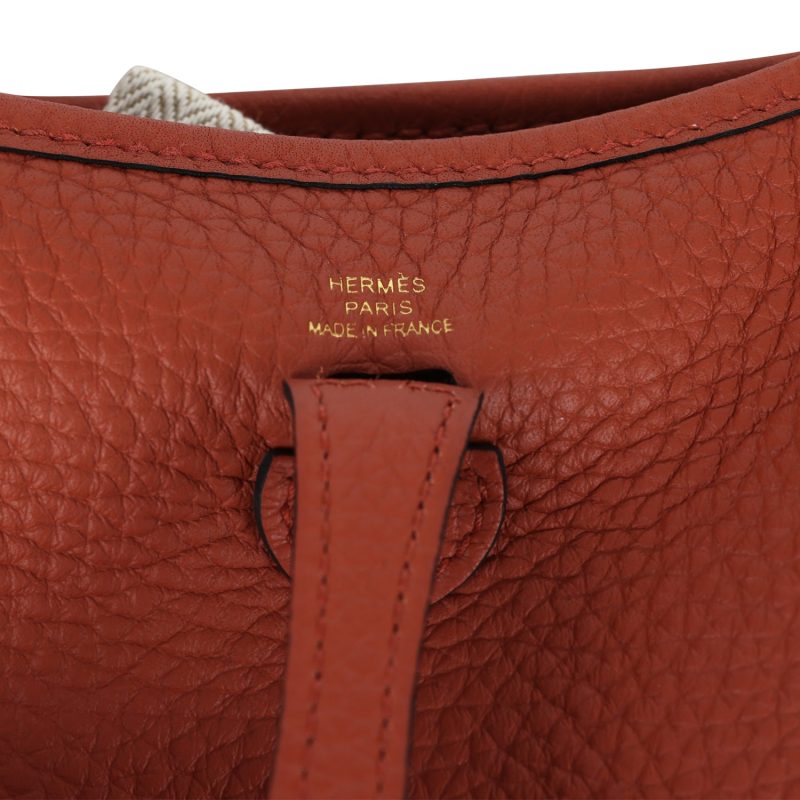 Hermes Evelyne TPM Cuivre Clemence Gold Hardware - Image 7