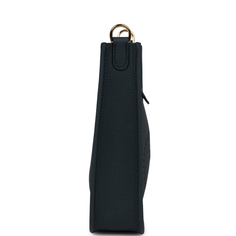Hermes Evelyne TPM Vert Cypress Clemence Gold Hardware - Image 4