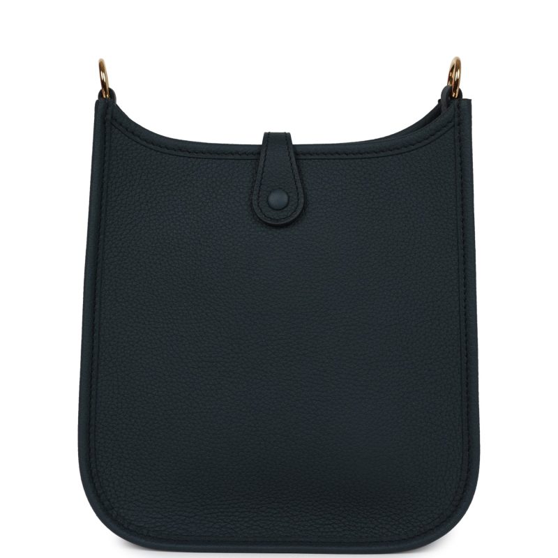 Hermes Evelyne TPM Vert Cypress Clemence Gold Hardware - Image 5