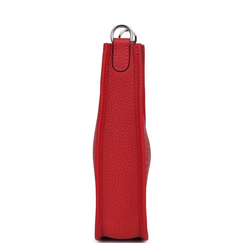 Hermes Evelyne TPM Vermillion Clemence Palladium Hardware - Image 4