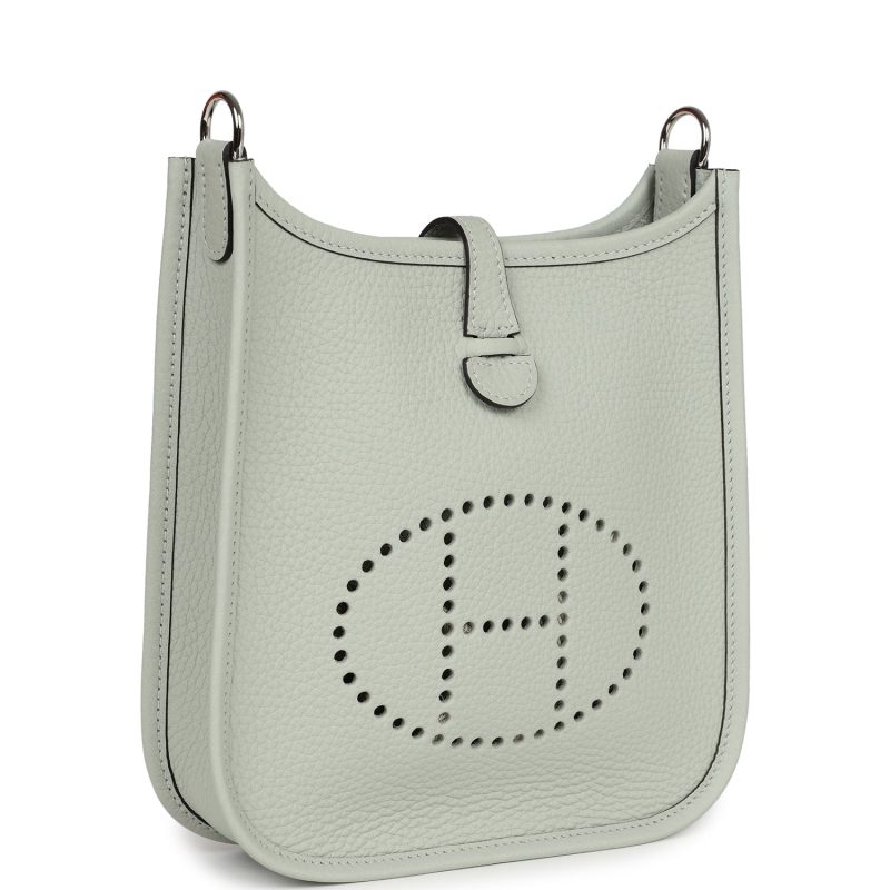 Hermes Evelyne TPM Gris Neve Clemence Palladium Hardware - Image 2